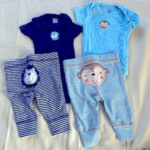 Gerber Monkey/Lion Newborn Set